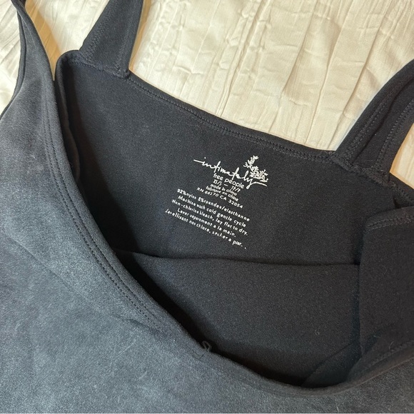 Intimately Free People Black Faded Acid Wash Bodysuit - Picture 6 of 7